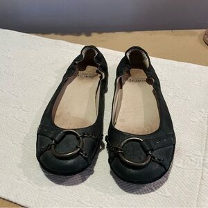 Bernardo Black Ballerina Flats Size 7.5